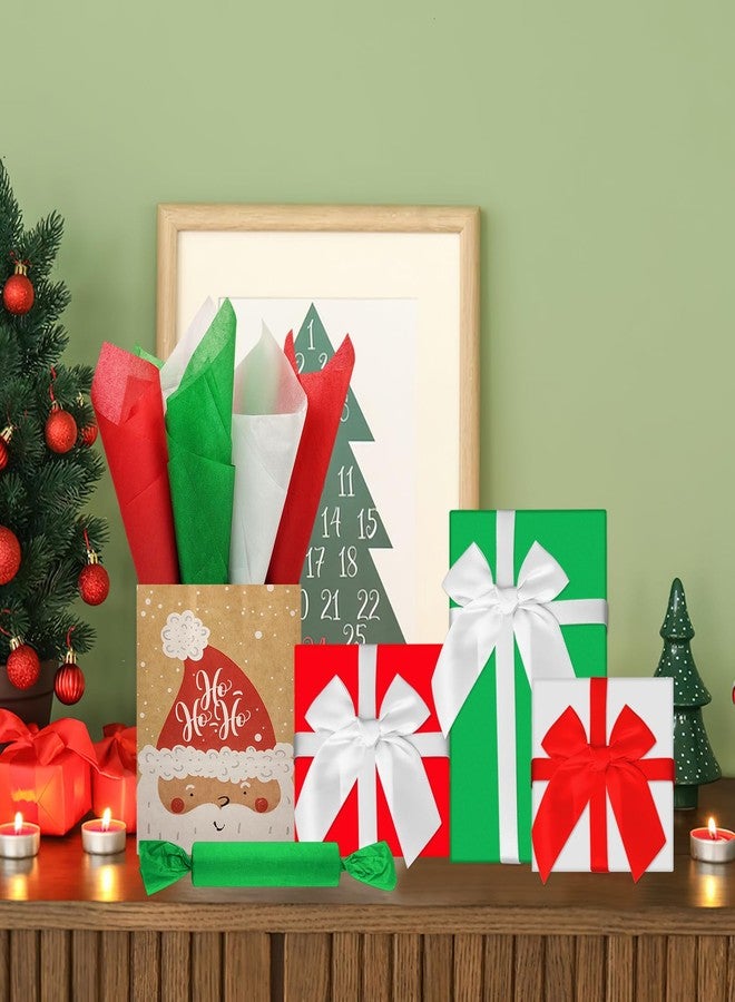 AORZIT 300 Sheets Christmas Tissue Paper for Gift Bags, AORZIT 20" x 14" Red Green White Tissue Christmas Wrapping Paper Bulk for Xmas Gift Box Storage Wrap Clothes Packag Move Supplies Party Decor - Image 5